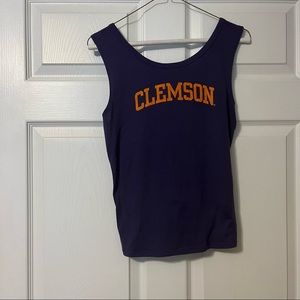 Clemson Tie-back Tank Top